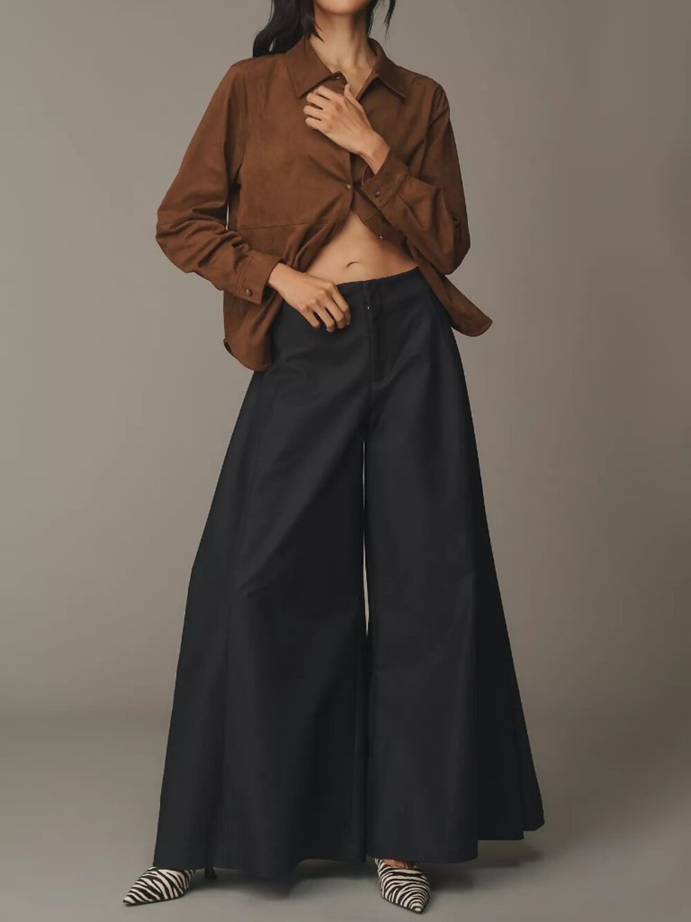 Anthropologie Maeve A-Line Palazzo Pants Sz 8 $158 NWT